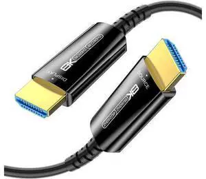 8K HDMI 2.1 Cable 10Ft, Fiber Optic HDMI Cable, Thin 48Gbps Ultra High Speed Active HDMI Cord, 8K@60Hz 4K@240Hz, Dynamic HDR, eARC, HDCP 2.2&2.3, 3D, Compatible for PS4/5/Xbox/TV/Monitor/Game 8K HDMI 2.1 Cable 10Ft, Fiber Optic HDMI Cable, Thin 48Gbps Ultra High Speed Active HDMI Cord, 8K@60Hz 4K@240Hz, Dynamic HDR, eARC, HDCP 2.2&2.3, 3D, Compatible for PS4/5/Xbox/TV/Monitor/Game