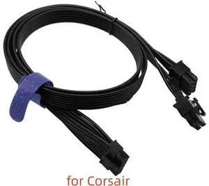 Replacement for Dual CPU 8 Pin Male to Mini 12 Pin GeForce RTX 30 Series GPU Power Adapter Cable for Modular PSUs 25-inch(63cm) Replacement for Dual CPU 8 Pin Male to Mini 12 Pin GeForce RTX 30 Series GPU Power Adapter Cable for Modular PSUs 25-inch(63cm)
