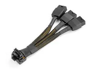 Aomoproing 16Pin GPU Cable to 3X 8Pin Pcie - 16AWG PCIE 5.0 12VHPWR 600W 90 Degree Right Angle 16 Pin 12+4Pin Power Supply Adapter for RTX 4090 4080 3090TI 4070Ti Graphics Card (Type B) Aomoproing 16Pin GPU Cable to 3X 8Pin Pcie - 16AWG PCIE 5.0 12VHPWR 600W 90 Degree Right Angle 16 Pin 12+4Pin Power Supply Adapter for RTX 4090 4080 3090TI 4070Ti Graphics Card (Type B)