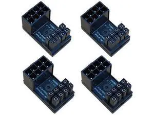 Aomoproing 8 Pin 180 Degree Adapter, GPU VGA PCIe 8 Pin U Turn 180 Degree Angle Connector Power Adapter Board for Desktop Graphics Card 4pcs Aomoproing 8 Pin 180 Degree Adapter, GPU VGA PCIe 8 Pin U Turn 180 Degree Angle Connector Power Adapter Board for Desktop Graphics Card 4pcs