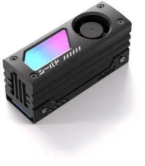 Shield ARGB M.2 SSD Heatsink with Build-in 20mm PWM Fan, Premium Aluminum Design,5V 3-Pin ARGB Sync, High-Performance SSD Cooler for M.2 2280-Black-1 Pack Shield ARGB M.2 SSD Heatsink with Build-in 20mm PWM Fan, Premium Aluminum Design,5V 3-Pin ARGB Sync, High-Performance SSD Cooler for M.2 2280-Black-1 Pack