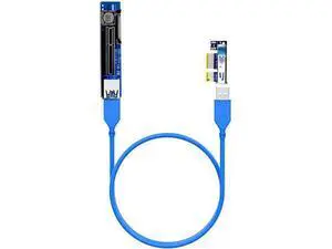 Aomoproing UEX103 600mm PCIe 3.0 X1 to X4 Riser Cable (PCIe 3.0 X1 Bandwidth) for PCIe WiFi Card, M.2 PCIe Card, Firewire Card, USB PCIe Card, Sound Card, etc Aomoproing UEX103 600mm PCIe 3.0 X1 to X4 Riser Cable (PCIe 3.0 X1 Bandwidth) for PCIe WiFi Card, M.2 PCIe Card, Firewire Card, USB PCIe Card, Sound Card, etc