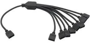 Motherboard RGB sync Splitter, 5V 3Pin ARGB sync YNC HUB Transfer Extension Cable(1-8(3Pin 5V)) Motherboard RGB sync Splitter, 5V 3Pin ARGB sync YNC HUB Transfer Extension Cable(1-8(3Pin 5V))