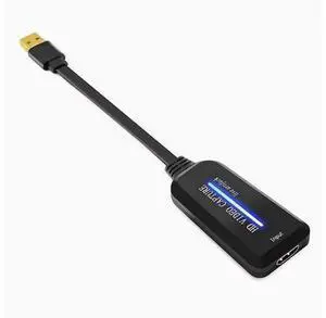 4K HD HDMI to USB video capture card USB2.0 computer game live recording line is 0.2 meters long 4K HD HDMI to USB video capture card USB2.0 computer game live recording line is 0.2 meters long
