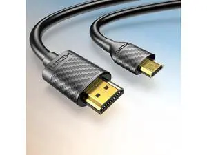 AOMOPROING Micro HDMI to HDMI Cable 4K 60Hz, MicroHDMI Adapter Cord for Raspberry Pi 5 4, Camera, GoPro Hero 7 6 5, Lenovo Yoga, HDTV, Monitor, HDR Video & Audio Capture Card - Long 6.6 Feet AOMOPROING Micro HDMI to HDMI Cable 4K 60Hz, MicroHDMI Adapter Cord for Raspberry Pi 5 4, Camera, GoPro Hero 7 6 5, Lenovo Yoga, HDTV, Monitor, HDR Video & Audio Capture Card - Long 6.6 Feet