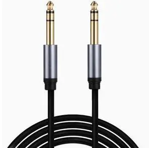 6.35 male to male three core dual channel stereo noise cancellation mono electric box sound mixer Guitar 6.5mm audio cable 5m 6.35 male to male three core dual channel stereo noise cancellation mono electric box sound mixer Guitar 6.5mm audio cable 5m