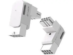 Shield Series 8-Pin PCIe GPU Power Adapter,90-Degree Angled Connector, Aluminum Design for Graphics Cards Standard Type,White-2 Pack Shield Series 8-Pin PCIe GPU Power Adapter,90-Degree Angled Connector, Aluminum Design for Graphics Cards Standard Type,White-2 Pack