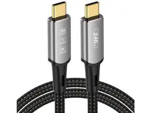 Aomoproing USB 4 Cable 1.6Ft, 240W USB C Cable for Thunderbolt 4 Cable, 40Gbps 8K HD Display Type -C Cable for iPhone 15Pro/15ProMax, iPad Pro, Type-C Docking Station, Hub (USB4, 1.6ft - 240W) Aomoproing USB 4 Cable 1.6Ft, 240W USB C Cable for Thunderbolt 4 Cable, 40Gbps 8K HD Display Type -C Cable for iPhone 15Pro/15ProMax, iPad Pro, Type-C Docking Station, Hub (USB4, 1.6ft - 240W)