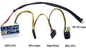 DC ATX Peak PSU 19V 200W Pico ATX Switch Mining PSU 24pin MINI ITX DC to ATX PC Power Supply For Computer DC ATX Peak PSU 19V 200W Pico ATX Switch Mining PSU 24pin MINI ITX DC to ATX PC Power Supply For Computer