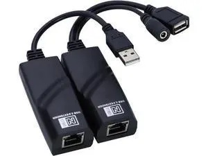 Aomoproing USB 2.0 Extender to RJ45 Over Cat5 Cat5E Cat6 up to 196 Ft, USB Ethernet Extender Over Cat5/5E/6 Supports Windows/Mac/Vista, Plug and Play, No Driver Needed Aomoproing USB 2.0 Extender to RJ45 Over Cat5 Cat5E Cat6 up to 196 Ft, USB Ethernet Extender Over Cat5/5E/6 Supports Windows/Mac/Vista, Plug and Play, No Driver Needed
