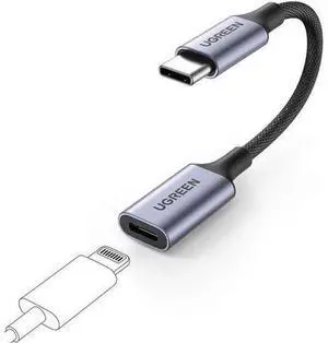 AOMOPROING UGREEN USB-C to Lightning Audio Adapter Cable USB Type C Male to Lightning Female Headphones Converter for iPad/MacBook/USB C Phones to Connect with Lightning Earphones Support Call AOMOPROING UGREEN USB-C to Lightning Audio Adapter Cable USB Type C Male to Lightning Female Headphones Converter for iPad/MacBook/USB C Phones to Connect with Lightning Earphones Support Call