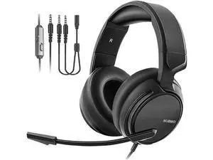 Wired Gaming Headset & for Xbox one Headset & PS4 Gaming Headset, 3.5mm Surround Stereo Gaming Headphones with Mic Soft Memory Earmuffs for PC,Laptop, PS3 Wired Gaming Headset & for Xbox one Headset & PS4 Gaming Headset, 3.5mm Surround Stereo Gaming Headphones with Mic Soft Memory Earmuffs for PC,Laptop, PS3