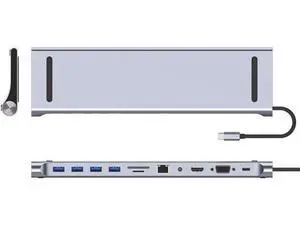 Type C Laptop Docking Station USB C Dock HDMI-compatible VGA USB Hub Adapter Type C Laptop Docking Station USB C Dock HDMI-compatible VGA USB Hub Adapter