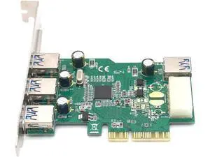 EU309A 4 Port USB3.0 5Gb Super Speed PCI Express Controller Card Chipset for Eton EJ198 EU309A 4 Port USB3.0 5Gb Super Speed PCI Express Controller Card Chipset for Eton EJ198