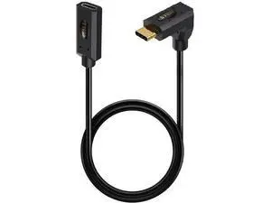 Aomoproing 2ft 40Gbps USB 4.0 Type C Extension Cable, Straight Female to Up & Down Angle Male 240W 5A PD USB C 4.0 Cord for Smartphones, Laptops, Thunderbolt 3, Support 8k@60Hz Aomoproing 2ft 40Gbps USB 4.0 Type C Extension Cable, Straight Female to Up & Down Angle Male 240W 5A PD USB C 4.0 Cord for Smartphones, Laptops, Thunderbolt 3, Support 8k@60Hz