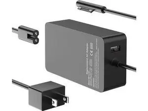 Surface Pro Charger 65W for Surface Pro 3/4/5/6/7/8/9/X Power Supply Adapter, Compatible for Both Microsoft Surface Book Laptop/TabletWorks with 65W&44W&36W&24W Surface Pro Charger 65W for Surface Pro 3/4/5/6/7/8/9/X Power Supply Adapter, Compatible for Both Microsoft Surface Book Laptop/TabletWorks with 65W&44W&36W&24W