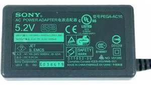 AC Adapter So-ny PEGA-AC10 Power Supply for Clie PEG-UX40 PEG-UX50 W/P.Cord OEM AC Adapter So-ny PEGA-AC10 Power Supply for Clie PEG-UX40 PEG-UX50 W/P.Cord OEM