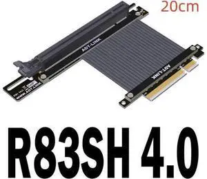 PCIe 4.0 Riser Cable 4.0 X8 X16 PCI Express Riser Extender Riser Cable for Vertical Mount PCIe 4.0 Riser Cable 4.0 X8 X16 PCI Express Riser Extender Riser Cable for Vertical Mount