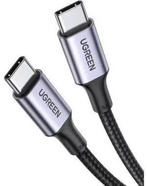 UGREEN 100W USB C to USB C Cable 6ft, Type C Charger 5A Fast Charging Cable, USBC to USBC Cord Compatible with MacBook Pro 2021, iPad Pro 2021, iPad Air 5, Samsung Galaxy S21, Pixel, Switch, and More UGREEN 100W USB C to USB C Cable 6ft, Type C Charger 5A Fast Charging Cable, USBC to USBC Cord Compatible with MacBook Pro 2021, iPad Pro 2021, iPad Air 5, Samsung Galaxy S21, Pixel, Switch, and More