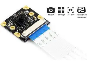 8MP IMX219-77 Camera Compatible with NVIDIA Jetson Nano and Raspberry Pi Compute Module 3/3+, 8 Megapixels Camera Module IMX219 Sensor 3280×2464 Resolution 77 Degree Angle of View 8MP IMX219-77 Camera Compatible with NVIDIA Jetson Nano and Raspberry Pi Compute Module 3/3+, 8 Megapixels Camera Module IMX219 Sensor 3280×2464 Resolution 77 Degree Angle of View
