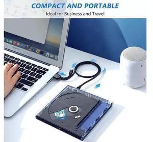 5 in 1 External CD DVD Drive, USB 3.0 & Type-C Portable CD DVD Burner with SD/TF Card Reader and 2 USB Ports, External Optical CD/DVD Drives for PC Desktop/Laptop/Linux/Mac/Windows 11/10/8/7 (Black) 5 in 1 External CD DVD Drive, USB 3.0 & Type-C Portable CD DVD Burner with SD/TF Card Reader and 2 USB Ports, External Optical CD/DVD Drives for PC Desktop/Laptop/Linux/Mac/Windows 11/10/8/7 (Black)