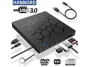 External CD/DVD Drive USB 3.0 Type-C 6 in 1 DVD Drive PlayerOptical Drive With SD/TF & USB3.0 Slots Optical Drives For PC Laptop External CD/DVD Drive USB 3.0 Type-C 6 in 1 DVD Drive PlayerOptical Drive With SD/TF & USB3.0 Slots Optical Drives For PC Laptop