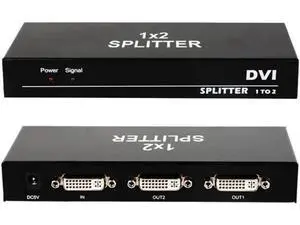 DVI Splitter 1 in 2 Out 2 Port DVI Dual Monitors Distribution Duplicator Video Splitter (EDID Management) Support Resolution up to 4K2K/30HZ for PC Laptop DVR Projector HDTV DVI Splitter 1 in 2 Out 2 Port DVI Dual Monitors Distribution Duplicator Video Splitter (EDID Management) Support Resolution up to 4K2K/30HZ for PC Laptop DVR Projector HDTV