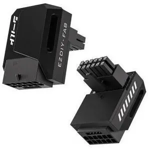 Aomoproing PCIe 5.0 Adapter - 600W 12+4pin,16pin 12VHPWR GPU Power Connector,12V-2x6 GPU Adapter,90 Degree Right Angle - Compatible with RTX 3090Ti, 4070Ti, 4080, 4090 GPU - RVS Type, Black, 1 Pack Aomoproing PCIe 5.0 Adapter - 600W 12+4pin,16pin 12VHPWR GPU Power Connector,12V-2x6 GPU Adapter,90 Degree Right Angle - Compatible with RTX 3090Ti, 4070Ti, 4080, 4090 GPU - RVS Type, Black, 1 Pack