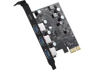 Aomoproing PCIe USB 3.0 Card 5Gbps Super Speed with Type C (1)& Type A(3) PCI Express x1 Internal USB Port Cards for Window 7/8/10 and MAC OS 10.8.2 Above Aomoproing PCIe USB 3.0 Card 5Gbps Super Speed with Type C (1)& Type A(3) PCI Express x1 Internal USB Port Cards for Window 7/8/10 and MAC OS 10.8.2 Above