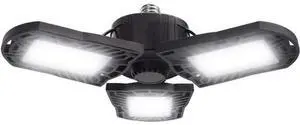 LED Garage Lights 100W 10000 Lumens Adjustable Trilights Garage Ceiling Light LED Garage Light CRI 80 6000k Nature LED Shop Lights for Garage Barn Workshop Warehouse LED Garage Lights 100W 10000 Lumens Adjustable Trilights Garage Ceiling Light LED Garage Light CRI 80 6000k Nature LED Shop Lights for Garage Barn Workshop Warehouse