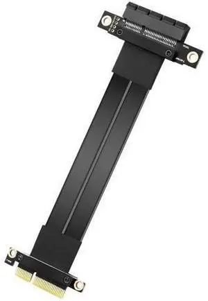Aomoproing PCIe 3.0 X4 Extension Cable PCI-E 4X Male to Female Riser Cable 20CM (180 Degree) Aomoproing PCIe 3.0 X4 Extension Cable PCI-E 4X Male to Female Riser Cable 20CM (180 Degree)