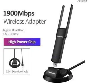 1900Mbps Dual Band 2.4G 5GHz USB WiFi Adapter 2dbi Antenna Monitor Mode 802.11ac Wireless Network Card For Windows Kali Linux 1900Mbps Dual Band 2.4G 5GHz USB WiFi Adapter 2dbi Antenna Monitor Mode 802.11ac Wireless Network Card For Windows Kali Linux