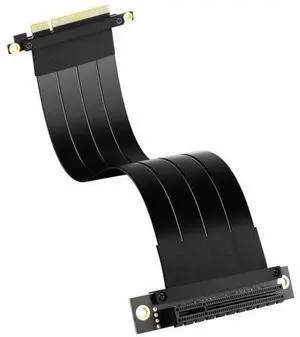 Aomoproing PCIe 3.0 X8 Extension Cable PCI-E 8X Male to Female Riser Cable 25CM (90 Degree Female) Aomoproing PCIe 3.0 X8 Extension Cable PCI-E 8X Male to Female Riser Cable 25CM (90 Degree Female)