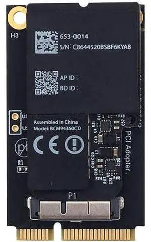 Wireless For Broadcom Bcm94360cd WiFi Card 1750Mbps + Bluetooth 4.0 Dual Band 802.11a/b/g/n/ac With Adapter For iMac 2013 Wireless For Broadcom Bcm94360cd WiFi Card 1750Mbps + Bluetooth 4.0 Dual Band 802.11a/b/g/n/ac With Adapter For iMac 2013