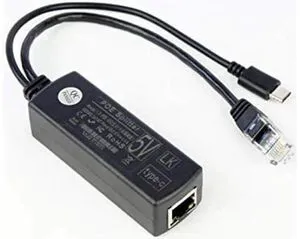 Aomoproing Gigabit USB Type C Active PoE Splitter 48V to 5V IEEE802.3af Power Over Ethernet for Raspberry Pi 4 4B Aomoproing Gigabit USB Type C Active PoE Splitter 48V to 5V IEEE802.3af Power Over Ethernet for Raspberry Pi 4 4B