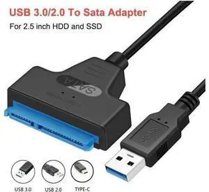 Aomoproing USB SATA 3 Cable Sata To USB 3.0 Adapter UP To 6 Gbps Support 2.5Inch External SSD HDD Hard Drive 22 Pin Sata III A25 2.0 USB 3.0 Aomoproing USB SATA 3 Cable Sata To USB 3.0 Adapter UP To 6 Gbps Support 2.5Inch External SSD HDD Hard Drive 22 Pin Sata III A25 2.0 USB 3.0