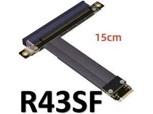 32G/bps PCI-e 16x To M2 M.2 NGFF NVMe Key-M 2230 2242 2260 2280 Riser Card Gen3.0 Cable PCIe x16 Extender with Sata Power Cable 32G/bps PCI-e 16x To M2 M.2 NGFF NVMe Key-M 2230 2242 2260 2280 Riser Card Gen3.0 Cable PCIe x16 Extender with Sata Power Cable