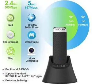 USB WiFi Adapter 5Ghz High Speed 1200mbps Wi-Fi Receiver with 1 meter extend cable based 802.11ac USB 3.0 Ethernet Adapter USB WiFi Adapter 5Ghz High Speed 1200mbps Wi-Fi Receiver with 1 meter extend cable based 802.11ac USB 3.0 Ethernet Adapter