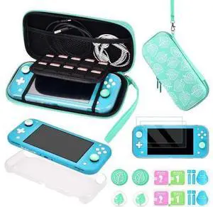 Switch Lite Accessories Kit, Accessories Bundle with Carrying Case, Protective Cover case, 2-Pack Tempered Glass Screen Protector, 4 Thumb Grips Switch Lite Accessories Kit, Accessories Bundle with Carrying Case, Protective Cover case, 2-Pack Tempered Glass Screen Protector, 4 Thumb Grips