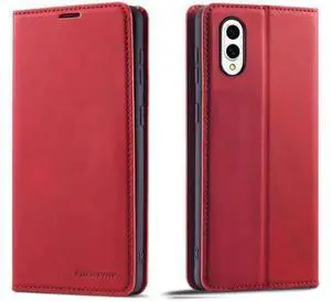 Case for Samsung Galaxy S25 Edge 5G 6.7 inch Premium PU Leather Phone Cover with Card Holder Stand, Shockproof Flip Wallet Cover Red Case for Samsung Galaxy S25 Edge 5G 6.7 inch Premium PU Leather Phone Cover with Card Holder Stand, Shockproof Flip Wallet Cover Red