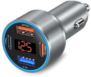 AomoproingCar Charger USB C, 65W Dual 12V Cigarette Lighter USB Car Adapter with Voltage Display Multi Port PD/QC 3.0 Super Fast Charging Car Phone Charger for iPhone 16 15 14 13 12 Pro,Tablet,Android AomoproingCar Charger USB C, 65W Dual 12V Cigarette Lighter USB Car Adapter with Voltage Display Multi Port PD/QC 3.0 Super Fast Charging Car Phone Charger for iPhone 16 15 14 13 12 Pro,Tablet,Android