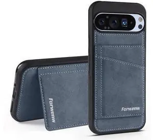 Case for Google Pixel 9A 5G Premium PU Leather Phone Cover with Card Holder Kickstand Magnetic Shockproof Flip Wallet Cover Blue Case for Google Pixel 9A 5G Premium PU Leather Phone Cover with Card Holder Kickstand Magnetic Shockproof Flip Wallet Cover Blue