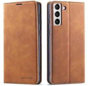Case for Samsung Galaxy S25 Plus 6.7 inch Premium PU Leather Phone Cover with Card Holder Stand, Shockproof Flip Wallet Cover Brown Case for Samsung Galaxy S25 Plus 6.7 inch Premium PU Leather Phone Cover with Card Holder Stand, Shockproof Flip Wallet Cover Brown