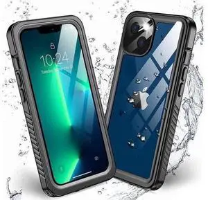Waterproof Case for iPhone 13 6.1 inch 5G 2021 with Built-in Screen Protector Heavy Duty Full Body Protection IP68 Underwater Shockproof Phone Cover Waterproof Case for iPhone 13 6.1 inch 5G 2021 with Built-in Screen Protector Heavy Duty Full Body Protection IP68 Underwater Shockproof Phone Cover