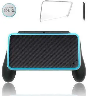 Updated Hand Grip for Nintendo 2DS XL with 1 Stylus and 1 Clear Case for Nintendo 2DS XL Updated Hand Grip for Nintendo 2DS XL with 1 Stylus and 1 Clear Case for Nintendo 2DS XL