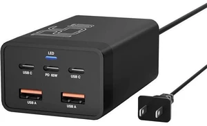 125W GaN 5-Port USB Charger, USB Fast Charging Station, Multi Ports USB Charging Hub with LED Display, Compatible with i-Phone15/14/Pro/13/12,Ga-laxy S23/S22/S21, Note 20 Ultra, L-G, H-T-C, and More 125W GaN 5-Port USB Charger, USB Fast Charging Station, Multi Ports USB Charging Hub with LED Display, Compatible with i-Phone15/14/Pro/13/12,Ga-laxy S23/S22/S21, Note 20 Ultra, L-G, H-T-C, and More