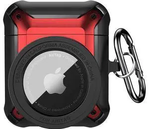 Compatible Airpods 3 Case and AirTags Case Cover, 2 in 1 Rugged Protective Airpods 3rd Generation Case for Men Women with Keychain Shockproof Skin for Airpods 3 Gen and Airtags Red Compatible Airpods 3 Case and AirTags Case Cover, 2 in 1 Rugged Protective Airpods 3rd Generation Case for Men Women with Keychain Shockproof Skin for Airpods 3 Gen and Airtags Red