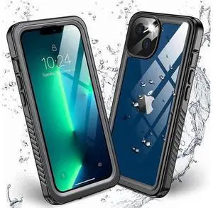 Waterproof Case for iPhone 13 6.1 inch 5G 2021 with Built-in Screen Protector Heavy Duty Full Body Protection IP68 Underwater Shockproof Phone Cover Waterproof Case for iPhone 13 6.1 inch 5G 2021 with Built-in Screen Protector Heavy Duty Full Body Protection IP68 Underwater Shockproof Phone Cover