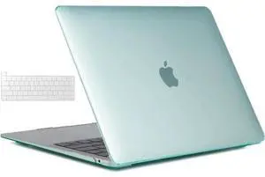 Compatible with 2022 M2 MacBook Pro 13 Inch Case 2021 2020 M1 A2338 A2289 A2251 A2159 A1989 A1706 A1708, Hard Shell Case & Keyboard Cover for Mac Pro 13 Touch Bar Crystal Green Compatible with 2022 M2 MacBook Pro 13 Inch Case 2021 2020 M1 A2338 A2289 A2251 A2159 A1989 A1706 A1708, Hard Shell Case & Keyboard Cover for Mac Pro 13 Touch Bar Crystal Green
