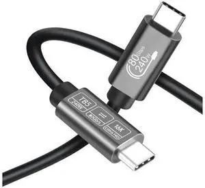 Aomoproing USB C Cable 80Gbps Thunderbolt 5/4/3 6ft, USB4 | 240W Fast Charging | 16K/8K Video Display | Compatible with MacBook Pro/Air, iPad Pro, XPS, Galaxy S24 (USB 4.0/3.2/3.1) Aomoproing USB C Cable 80Gbps Thunderbolt 5/4/3 6ft, USB4 | 240W Fast Charging | 16K/8K Video Display | Compatible with MacBook Pro/Air, iPad Pro, XPS, Galaxy S24 (USB 4.0/3.2/3.1)